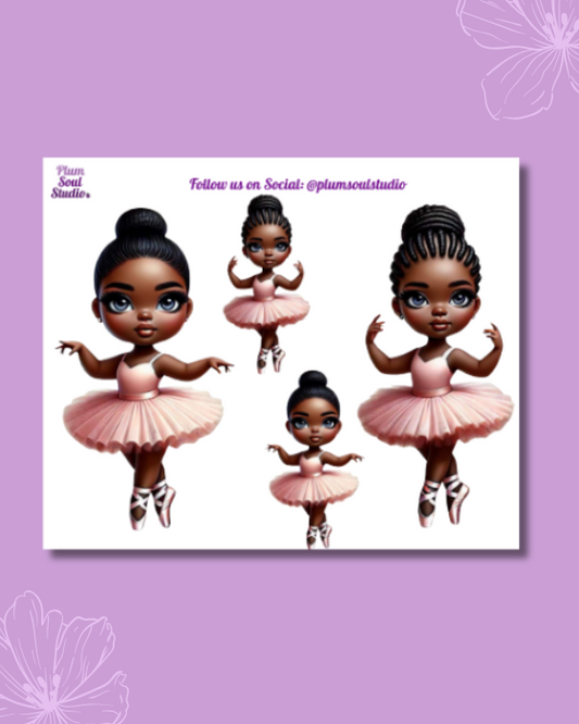 On Pointe Mini Sticker Sheet