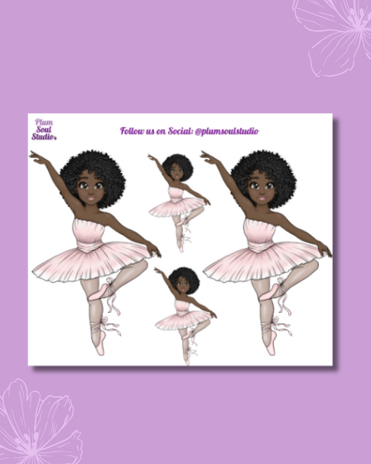 Belinda the Ballerina Mini Sticker Sheet