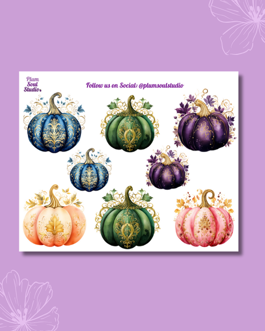 Enchanted Pumpkins Mini Sticker Sheet