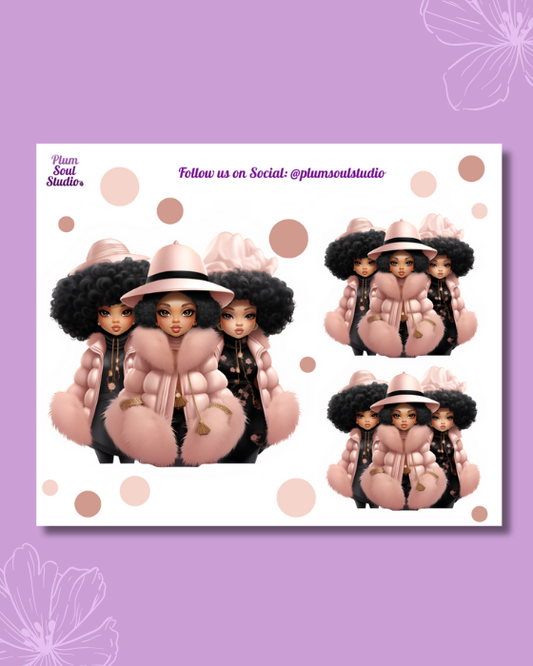 Harlem Blush Mini Sticker Sheet